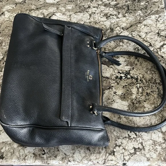 Kate Spade Black Pebble Leather Large Purse - Picture 4 of 8